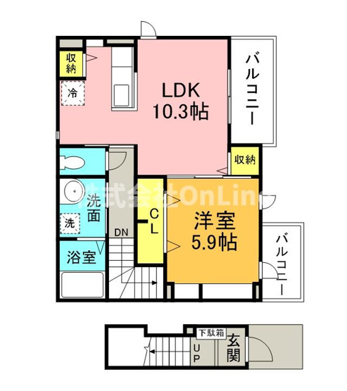【間取り】 | セレスコート花園