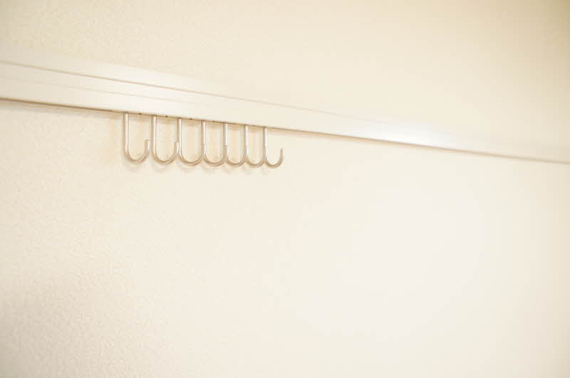 ソレイユ・ヴェルジェ Bの設備|壁掛けフックがございます