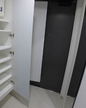 【玄関】 | シャリエ亀戸リーディングイースト | 収納もある玄関です