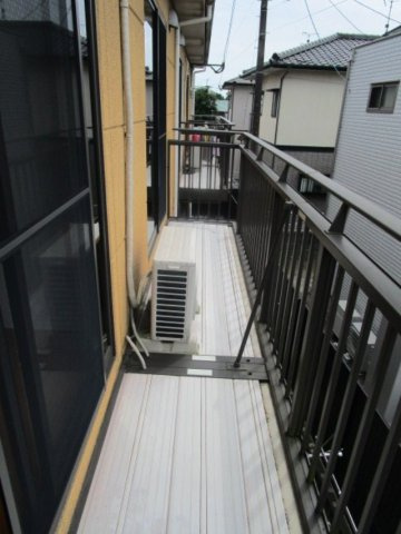 ハミングハイツのバルコニー