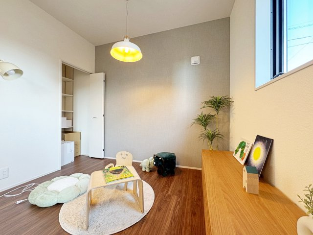 新築戸建・新築建売　福島市御山字沢田【長期優良住宅】御山小・清水中の居間・リビング