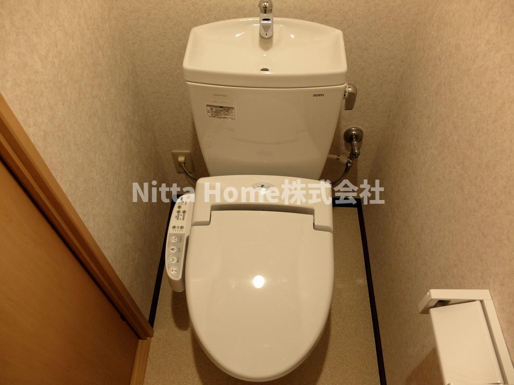 ソレイユ51のトイレ|ウォシュレット付いています★