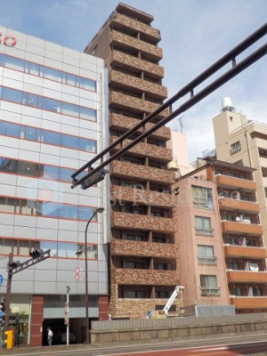 【外観】 | レジディア銀座東 | 敷地内ごみ置き場、宅配ボックス、オートロック、モニター付きインターホン