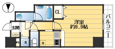 カルム小西Ⅱの間取り