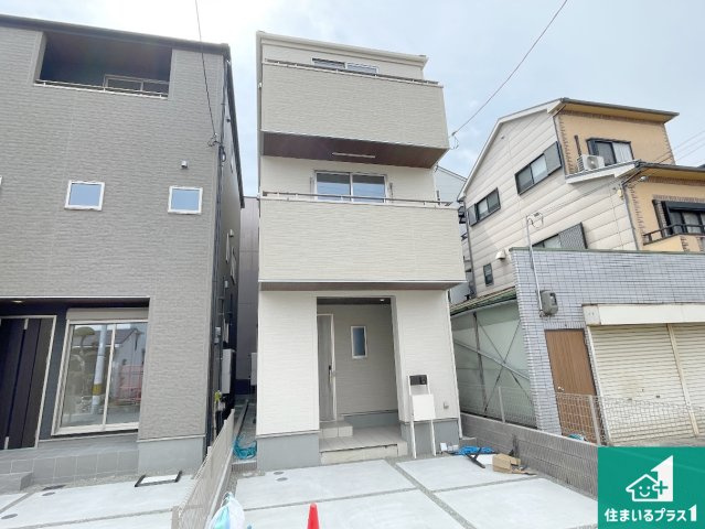 5(土)6(日)現地見学可能！◆東大阪市菱屋西　全2邸の外観|お客様に長く安心して住んでいだだける事にこだわった家づくり！住んでからのアフターサービスにもしっかりと取り組んでいます！