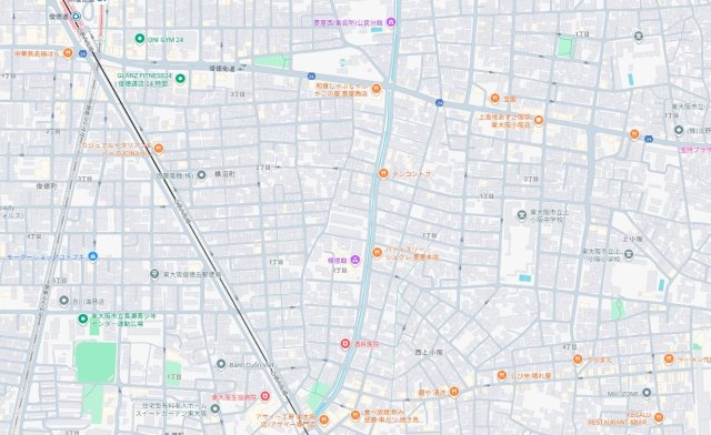 5(土)6(日)現地見学可能！◆東大阪市菱屋西　全2邸の地図