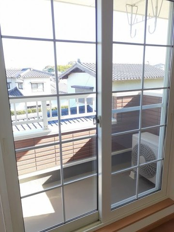 セントラルビレッジＡのバルコニー|陽当たり良好なバルコニーです♪
