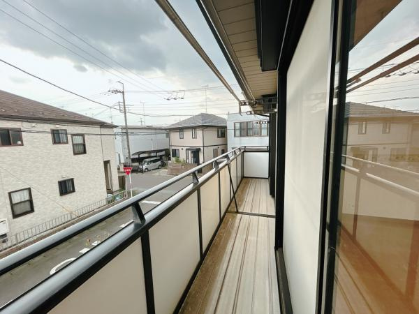 小山市小山　中古戸建のバルコニー