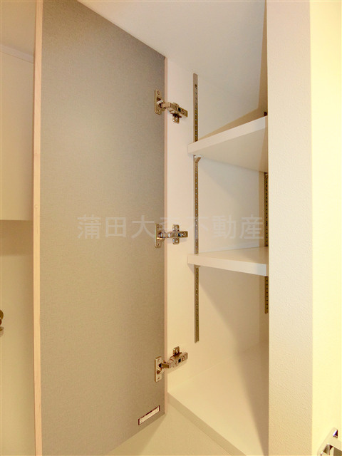 グランカーサ蒲田ウエストの収納|洗面所の収納