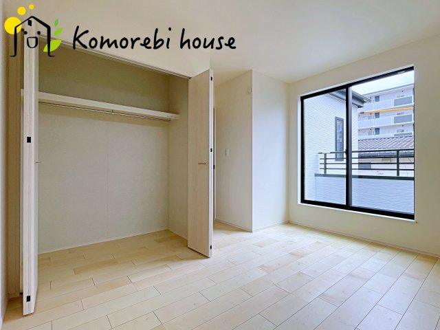 さいたま市北区東大成町2丁目　新築一戸建て　の寝室|ゆとりの広さです