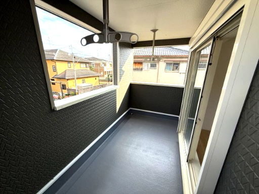 Cradle garden堺市東区高松第1　1号棟のバルコニー