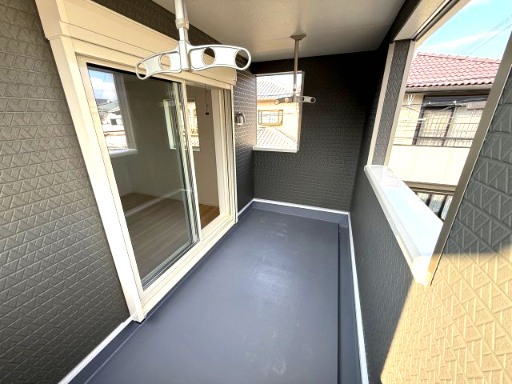 Cradle garden堺市東区高松第1　1号棟のバルコニー