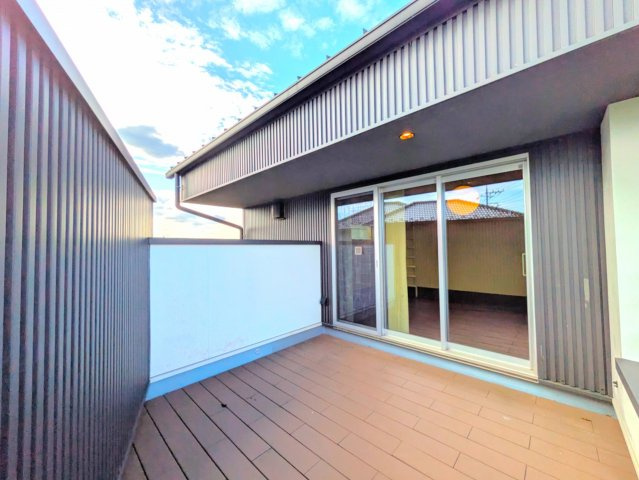 高林南町戸建てのバルコニー