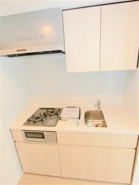 グランカーサ蒲田ウエストのキッチン|2口ガスグリル付システムキッチン