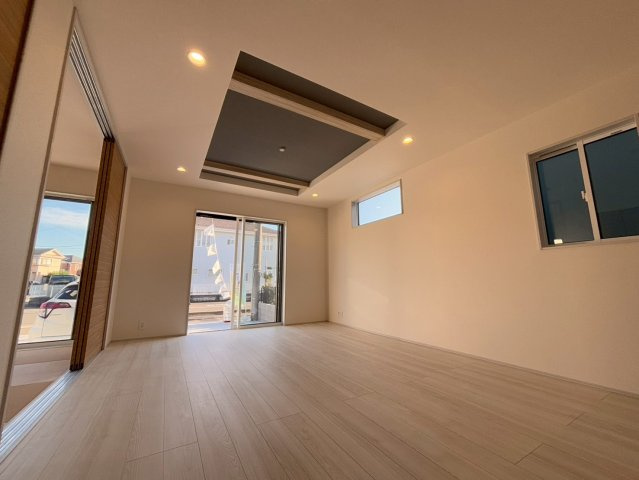 上尾市井戸木1丁目2期　新築戸建　ブルーミング01の居間・リビング