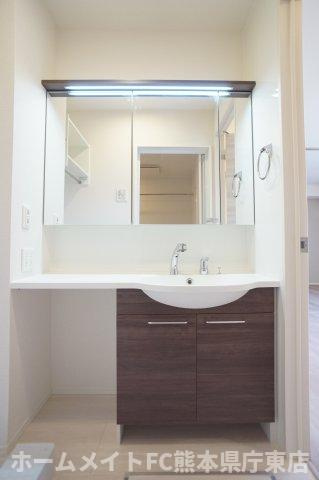 熊本市中央区出水５丁目のアパートの洗面所