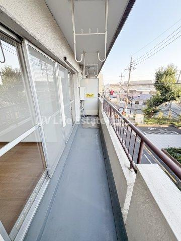 クレール久米川のバルコニー