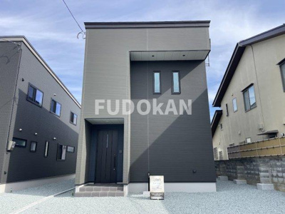 【外観】 | 天童市老野森【新築建売】リリーフA棟 | A棟現地外観写真。内覧予約受付中です！