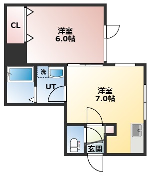 【間取り】 | 【CP対象】パルテール発寒 | 間取りです
