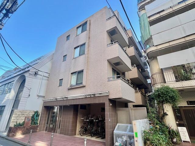 メリス西新宿の外観|自転車の駐輪が可能です 