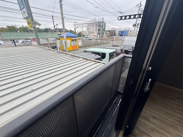 エクセルハイツのバルコニー