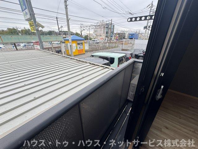 エクセルハイツのバルコニー