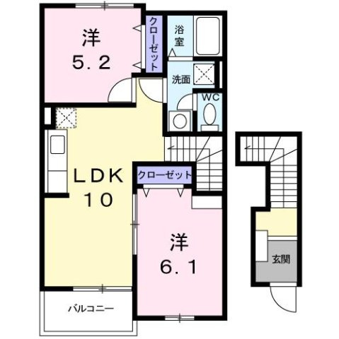 ファミーユ　Ｍ　Ｃの間取り