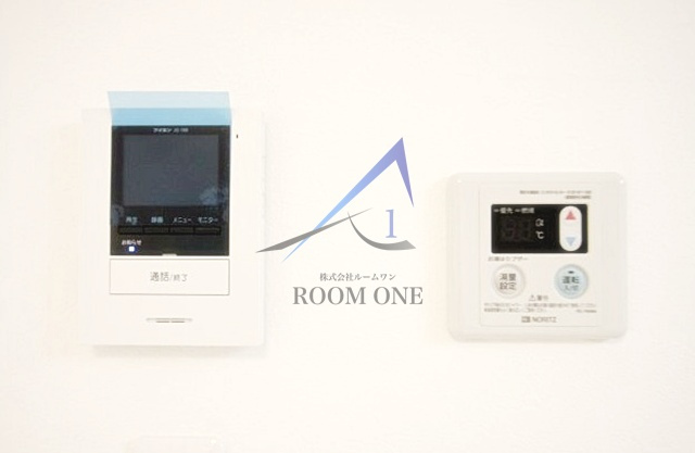 Ｋハウス白山のセキュリティ|モニター付きインターホンです。