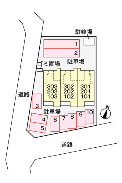 サニーガーデン　　刈谷市の賃貸ならクラスホーム刈谷店の駐車場