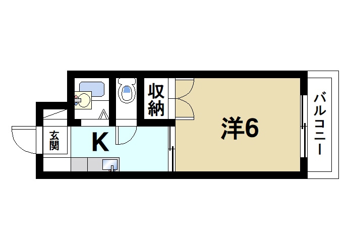 シャトレ信楽の間取り