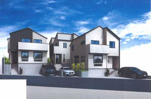 川崎市多摩区南生田5丁目　新築戸建全3棟　3号棟の外観