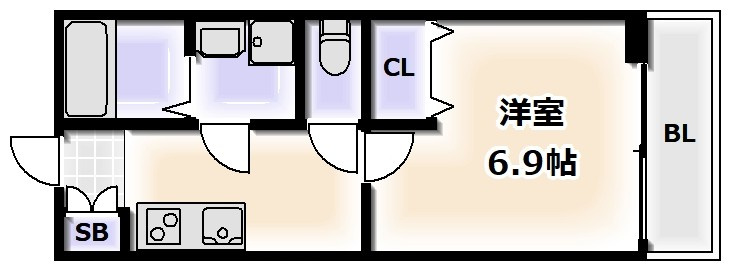 グリッター沢ノ町の間取り