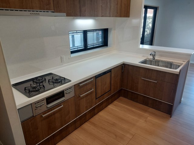 宝塚市売布1丁目一戸建のキッチン|食洗機付きシステムキッチン