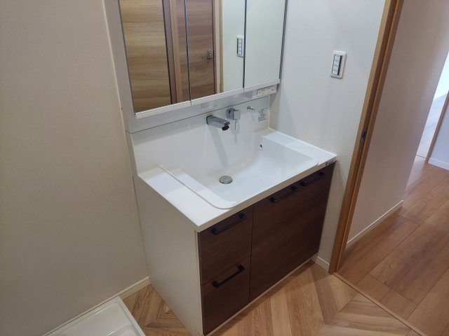 宝塚市売布1丁目一戸建の独立洗面台|洗面台