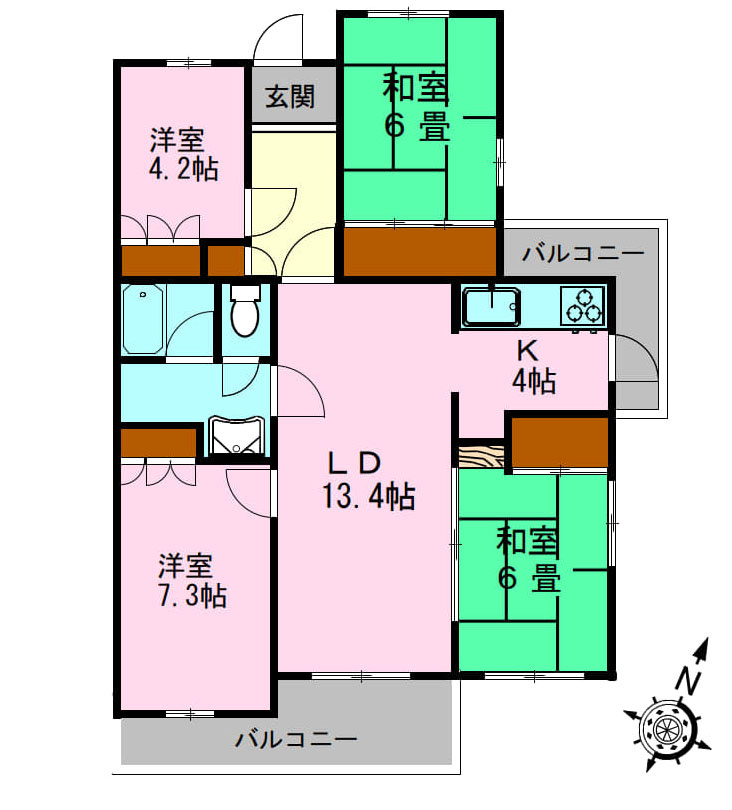 清瀬市中清戸５丁目の中古マンション