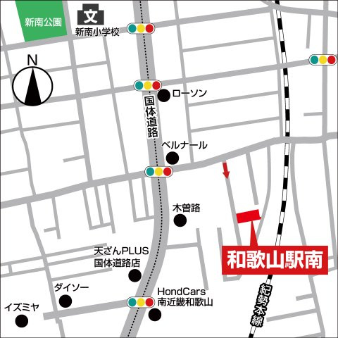 ライフフィールド和歌山駅南の地図