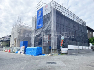 【その他】 | 奈良市千代ヶ丘１丁目の新築一戸建 全２区画 | 現地写真（建物の建築工事中に撮影したものです）※現地に係員は常駐しておりません。