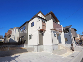 【外観】 | 現地写真（２号地外観）堂々完成！実際の建物内をご内覧できます♪※現地に係員は常駐しておりません。