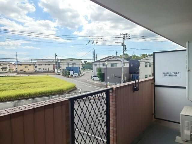 グランコートⅡのバルコニー