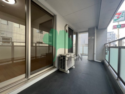 【バルコニー】 | CUBE HARUYOSHI patio(キューブ春吉バティオ) | 日当たりの良いバルコニーです！