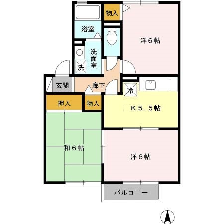 ヴァンコリーヌの間取り