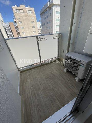 LuceMinamimorimachi（ルーチェ南森町）のバルコニー|外からの目が気にならないバルコニーで洗濯物が干せます