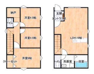 上島戸建の内装