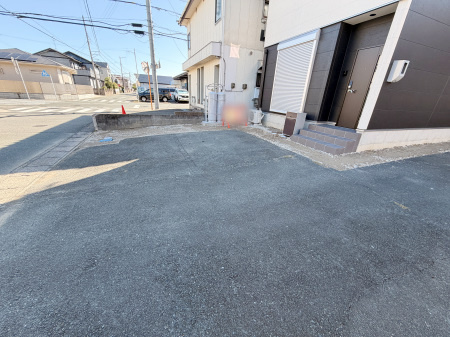 上島戸建の駐車場