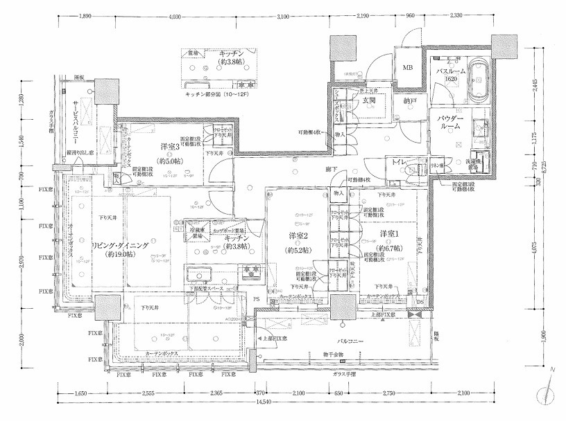 プレミスト天神赤坂タワーの間取り