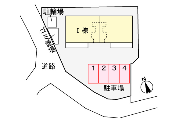 グロリオーサ　Ⅰの駐車場|駐車場