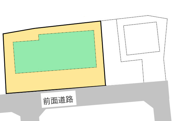 前橋市古市町中古戸建の区画図