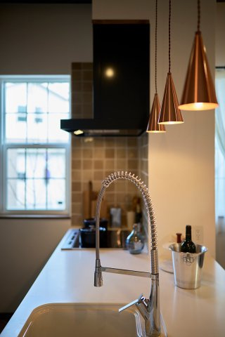 宇都宮市双葉　モデルハウスのキッチン|デザインと使い勝手を両立したキッチン