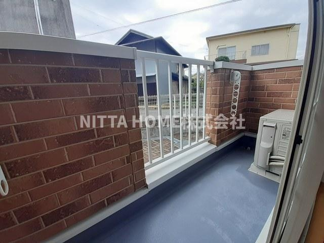 ウィル　ヴェスティージ　弐番館のバルコニー|南西向きのバルコニーがついています★