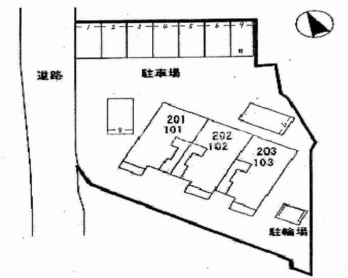 ウィル　ヴェスティージ　弐番館の区画図